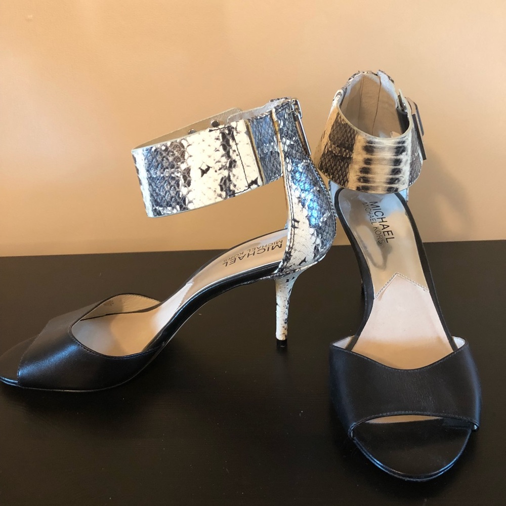 MICHAEL Michael Kors Python Heels